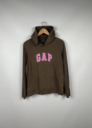 Gap brown женское худи коричневое