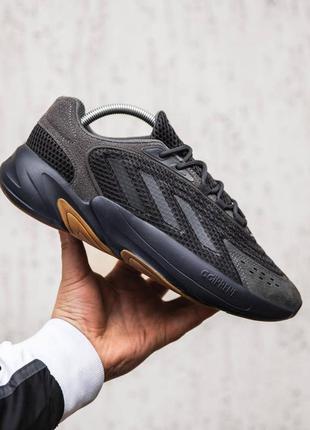 Кроссовки массивные adidas ozelia направлены острые адидас озелия как бультерьер чорно коричневые