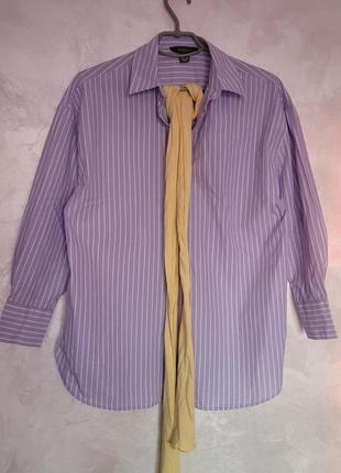 Сорочка нова бавовна смужка оверсайз