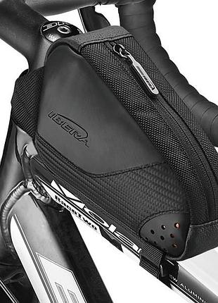 Сумка на раму ibera tb12 top tube bag m чорна