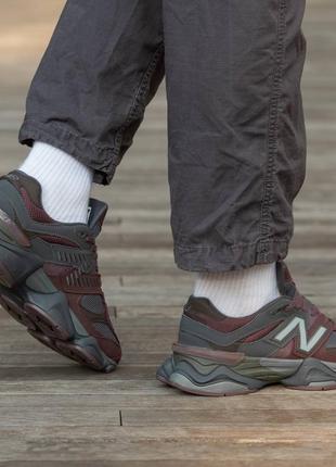 Кроссовки new balance 9060 девяносто шестьдесят кроссы нью беланс коричневые2 фото