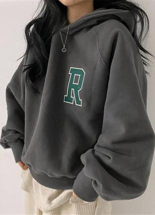 Женское худи на флисе