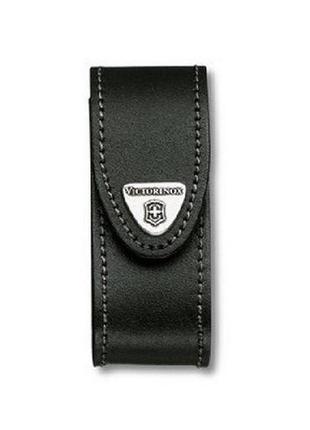 Чохол victorinox  4.0524.3 на пояс шкіряний чорний для ножів 111 мм.1 фото