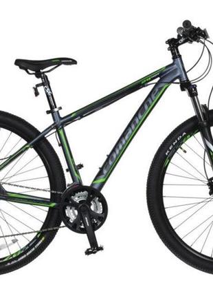 Велосипед comanche tomahawk 29"-19" серый/зелёный
