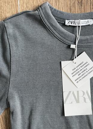 Лонг кофта в рубчик зара zara2 фото