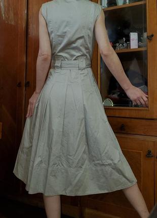 Платье zara со складками и карманами6 фото