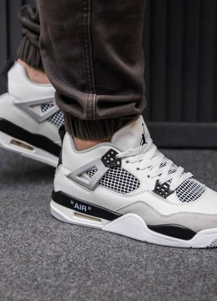 Кроссовки nike exclusive air deconstruct 4 retro высокие air джордан 4 средние воздушная капсула хай белые с серым