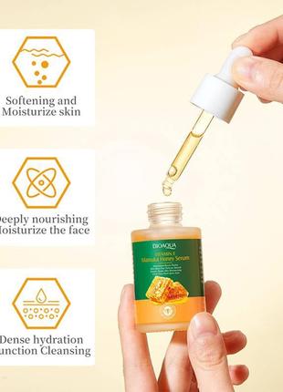 Сыворотка с витамином e и медом манука bioaqua vitamin e manuka honey serum