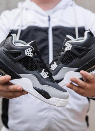 Кроссовки nike air jordan 4 retro высокие air джордан 4 средние
