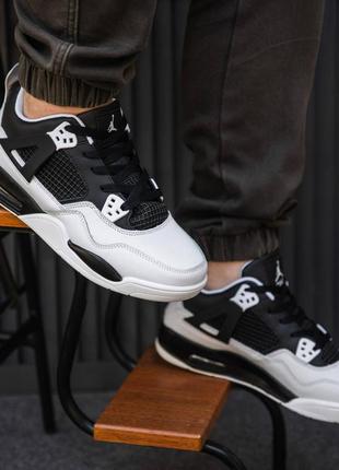 Кроссовки nike air jordan 4 retro высокие air джордан 4 средние
