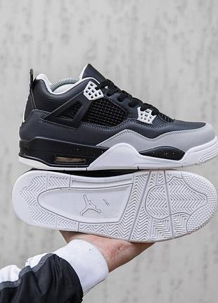 Кроссовки nike air jordan 4 retro высокие air джордан 4 средние
