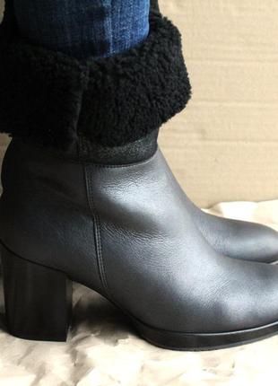 Ботильйони високі ecco shape 55 272533 оригінал натуральна шкіра і нубук р.36,38,39,41 нові