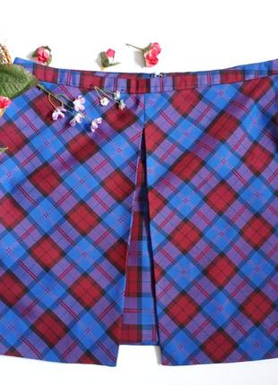 Короткая юбка - шотланка new look (  размер 12-14)