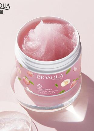 Пілінг для обличчя з персиком bioaqua peach extract fruit acid exfoliation