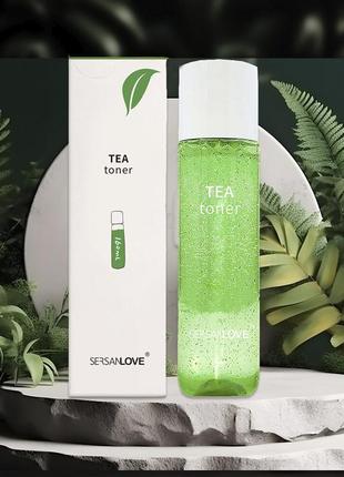Тонер для лица sersanlove green tea toner