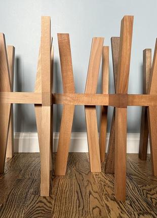 Подставка для вазонов wooddecor косоногая бук 260x490x400мм покрытие маслом