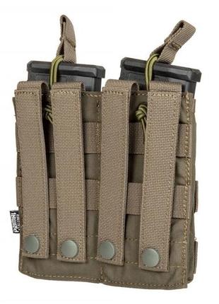 Подсумок двойной открытый primal gear double carbine magazine pouch ridae olive3 фото