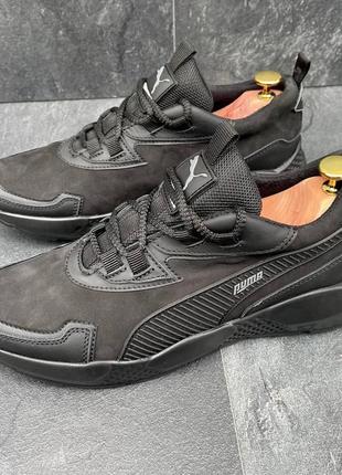 Чоловічі шкіряні кросівки puma1 фото