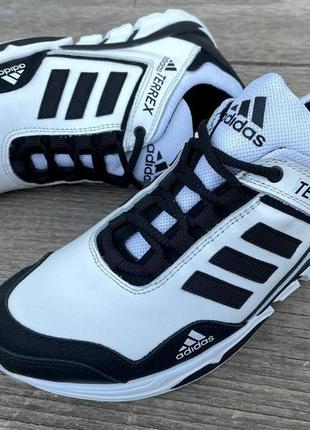 Чоловічі шкіряні кросівки adidas5 фото