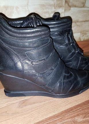 Кожаные ботиночки 37 р.