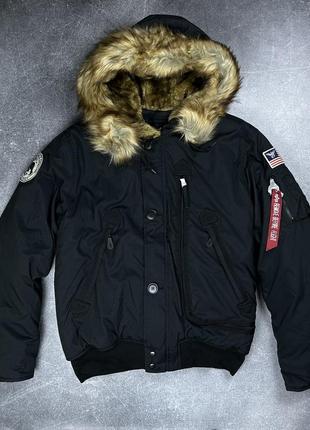 Alpha industries polar sv куртка парка ма-1 зимова3 фото