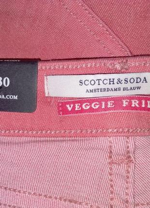 Новые женские подростковые брюки джинсы штаны розовые scotch &amp; soda6 фото