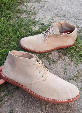 Замшеві оксфорди черевики timberland earthkeepers chukka