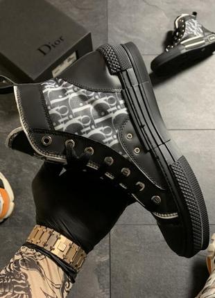 Женские🌹b23 high-top sneakers black🌹кед/кроссовки, высокие черные сникерсы хайтопы3 фото