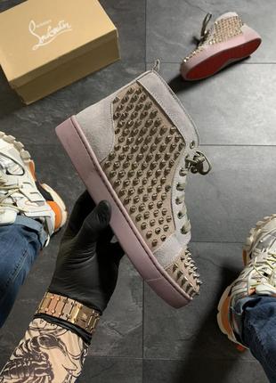 💖christi loubout lou spikes💖шикарные женские высокие кроссовки