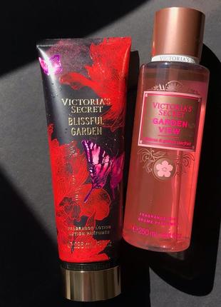 Набір лосьйон спрей victoria’s secret мист blissfull garden view