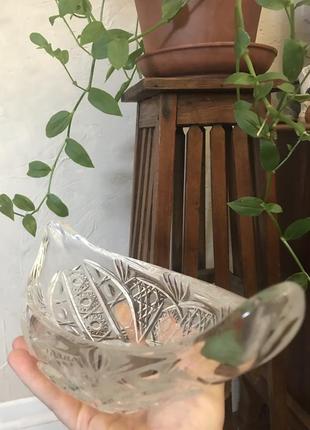 Кришталева ваза6 фото