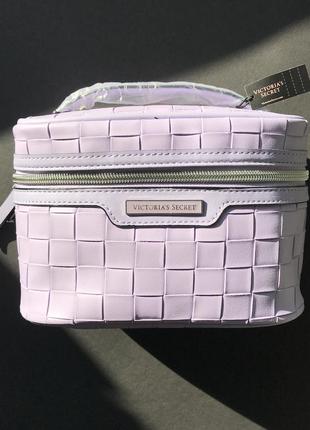 Косметичка victoria’s secret lilac лілова міні сумка6 фото