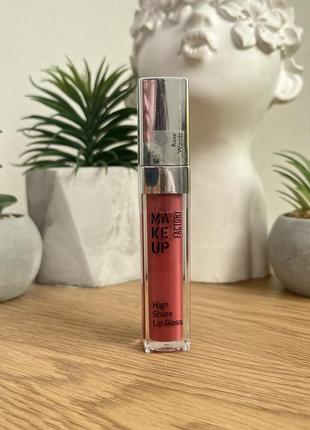 Оригінал блиск для губ make up factory high shine lip gloss 56 rose wood оригинал блеск для губ