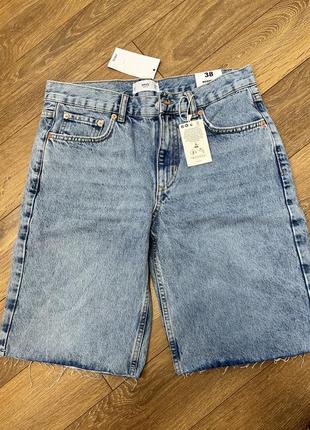 Бермуди джинсові шорти, бриджі mango2 фото