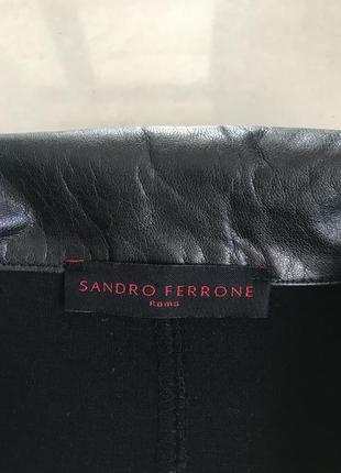 Жакет эксклюзив стильный модный дорогой бренд италии sandro ferrone размер s/m8 фото
