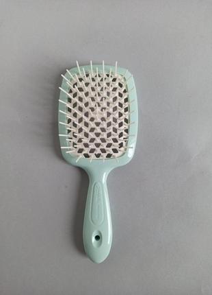 Гребінець для волосся janeke 1830 superbrush small the original italian ніжно блакитна2 фото