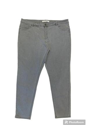 Стрейчевые серые джинсы 56-60 (3)