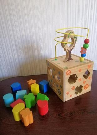 Сортер деревянный развивающая игрушка