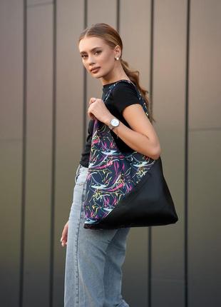 Женская сумка sambag hobo m "abstract"