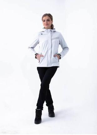 Куртка женская windstopper high experience светлосерая