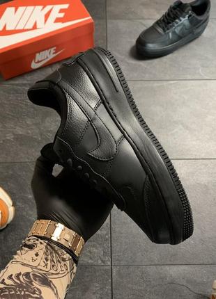 Мужские кроссовки nike air force 1 low jester black