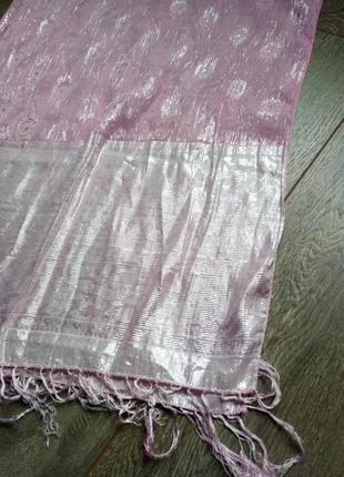 Набор шарфы платок палантин платок розовый зкленый хаки10 фото