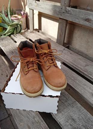 Ботинки нубук р.33 timberland2 фото