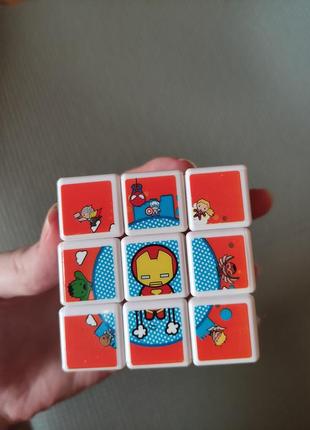 Кубик рубіка marvel (miniso/ usupso)6 фото