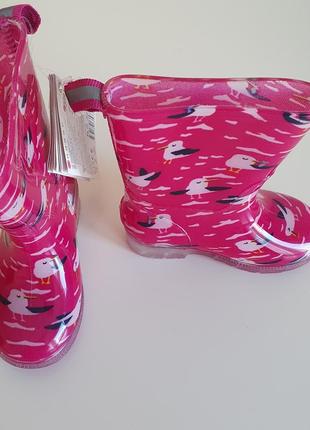 Резинові чобітки для дівчаток1 фото