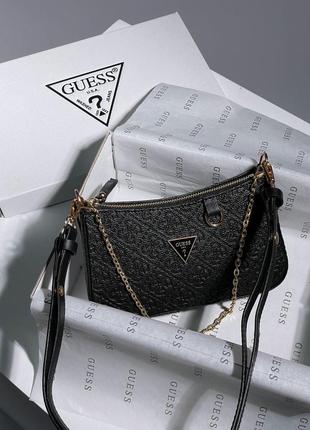 Сумка клатч guess mini bag total black