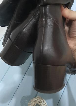 Коричневые демисезонные  ботинки/полусапожки comfort marco7 фото