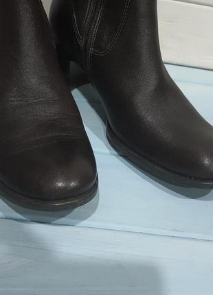 Коричневые демисезонные  ботинки/полусапожки comfort marco8 фото