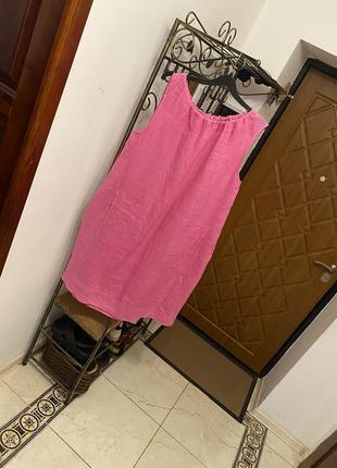 Стильне лляне плаття