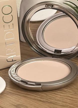 Оригинал миниральная пудра для лица artdeco mineral compact powder 05 ivory оригинал пудра минеральная2 фото